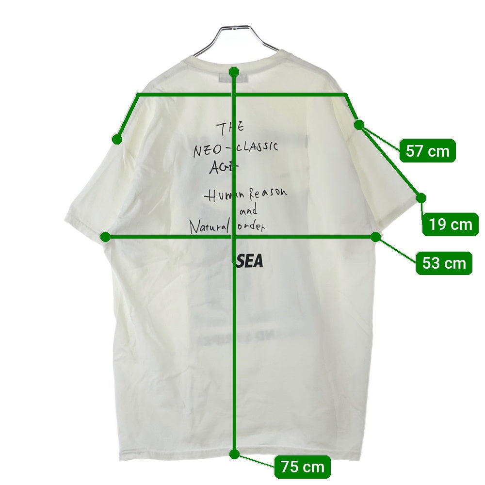 WIND AND SEA(ウィンダンシー) 20AW STAR AND STRIPES PHPTO PRINT TEE プリント 半袖Tシャツカットソー ホワイト WDS-20A-CS-05