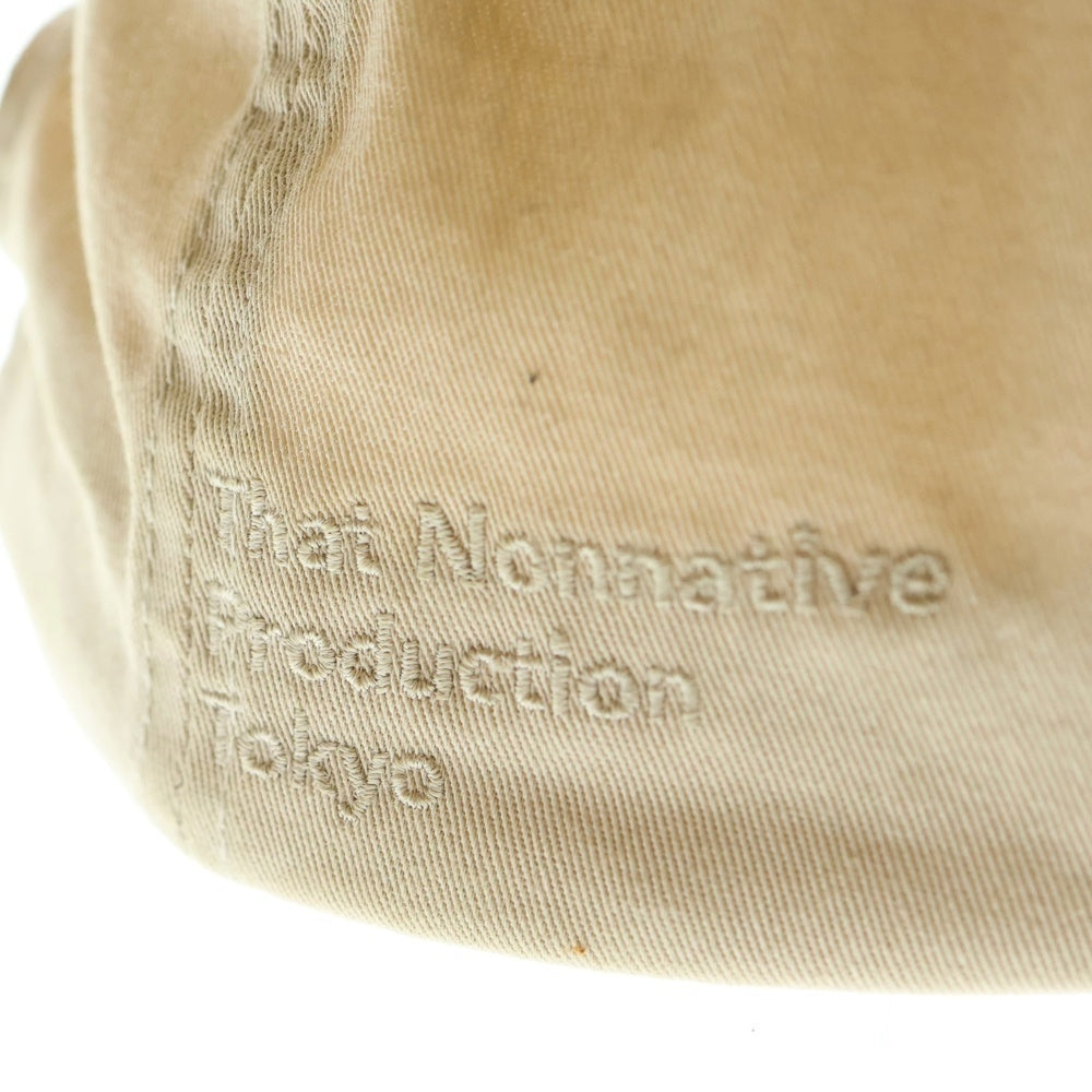 nonnative(ノンネイティブ) 22SS DWELLER 6P CAP コットンキャップ ベージュ NN-H4053