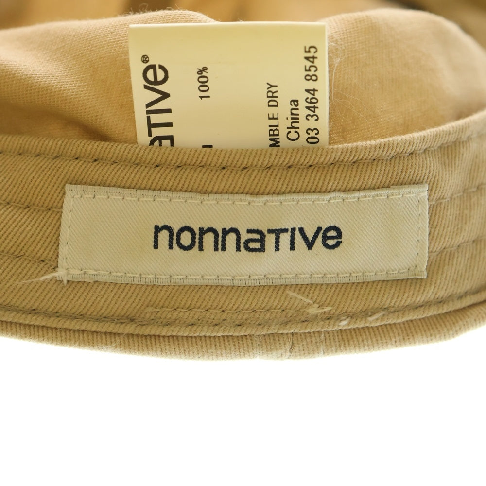 nonnative(ノンネイティブ) 22SS DWELLER 6P CAP コットンキャップ ベージュ NN-H4053