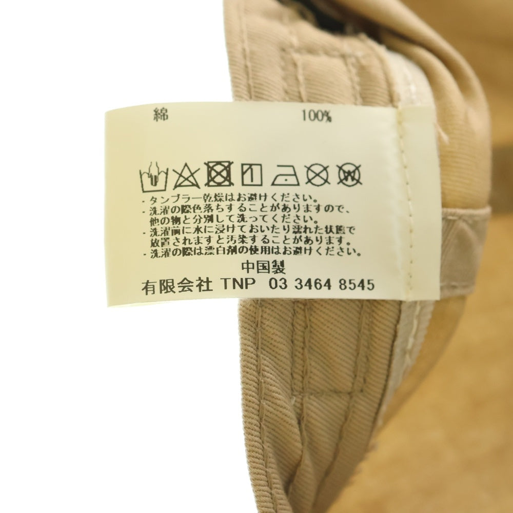 nonnative(ノンネイティブ) 22SS DWELLER 6P CAP コットンキャップ ベージュ NN-H4053