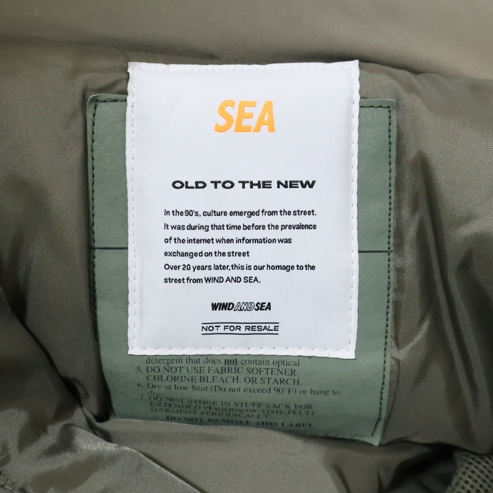 WIND AND SEA(ウィンダンシー) 20SS LEVEL7 ミリタリーインサレーションジャケット カーキ WDS-20S2-CS-03