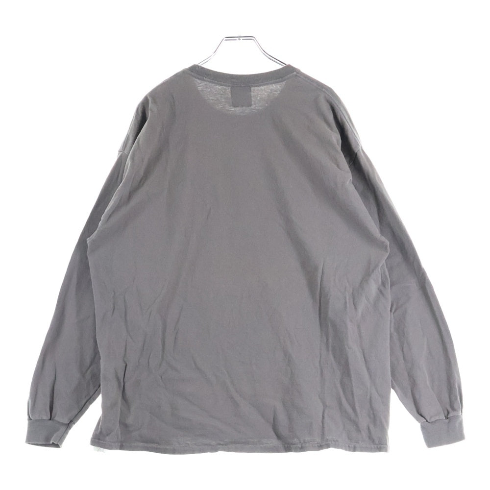 WIND AND SEA(ウィンダンシー) ×AMERI フロント刺? プリント 長袖Tシャツカットソー グレー WDS-AMR-03