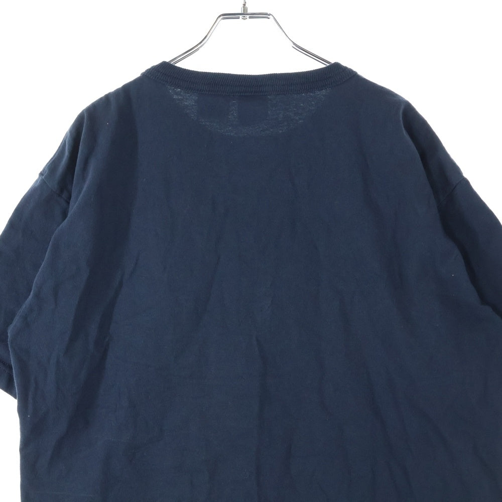 CHAMPION(チャンピオン) YALE フロントプリント 半袖Tシャツカットソー ネイビー C5-P301