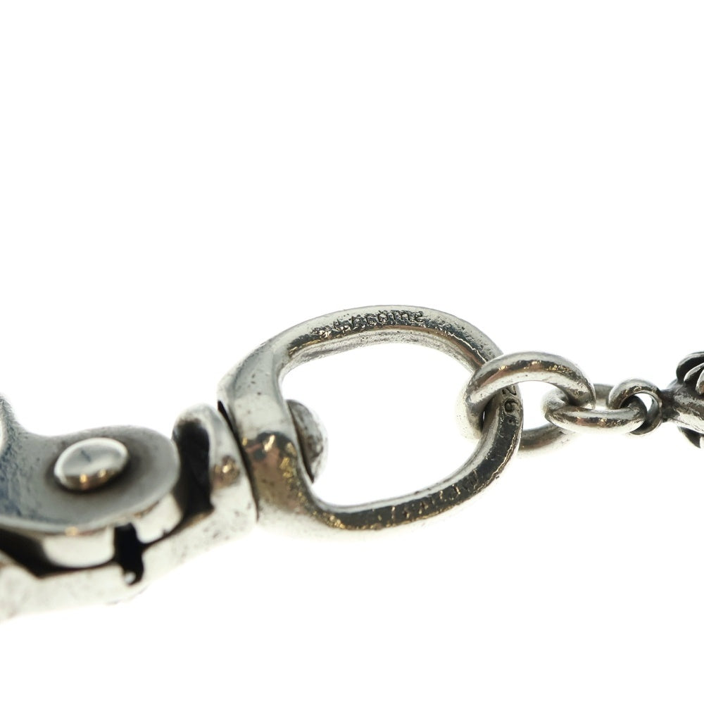 CHROME HEARTS(クロムハーツ) 2BALL LONG-S/1クリップロング#2クロスボール オールド ウォレットチェーン シルバー