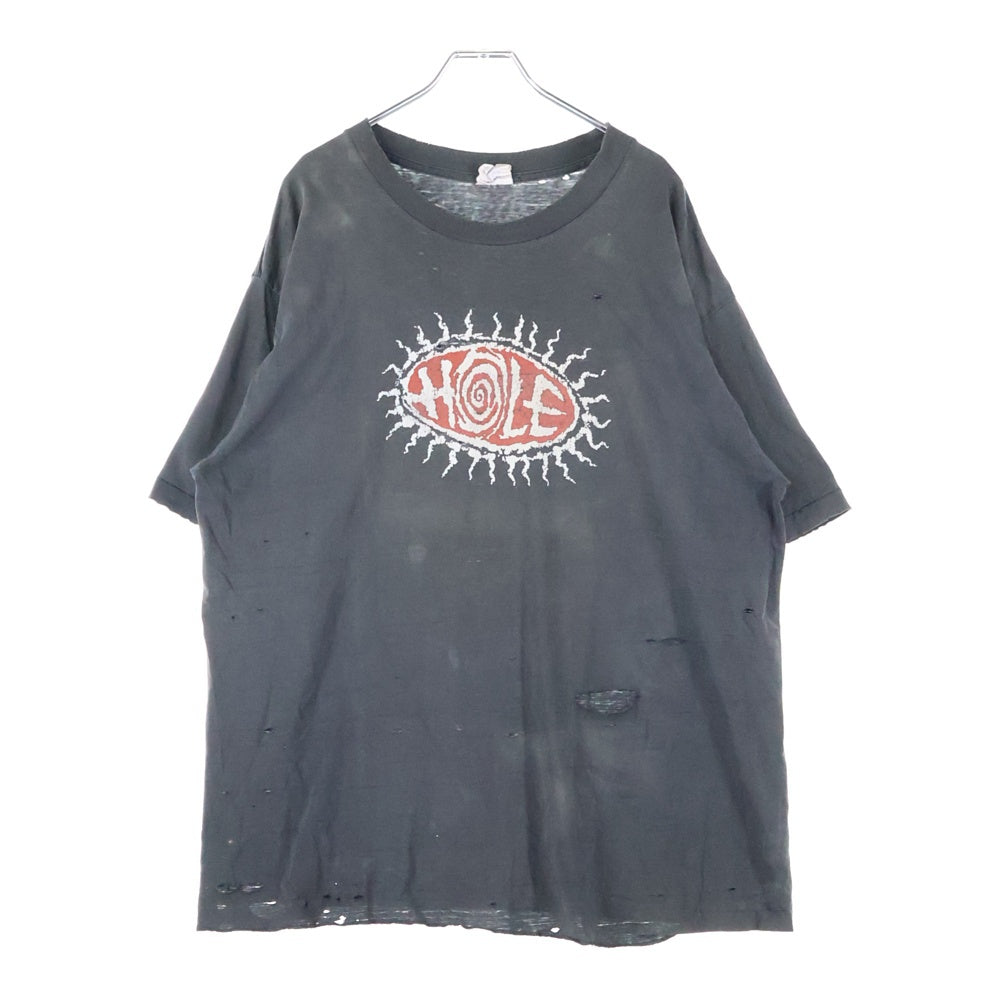 VINTAGE(ヴィンテージ) 90's Winterland HOLE TEE ホール ロゴプリント反半袖Tシャツ ブラック