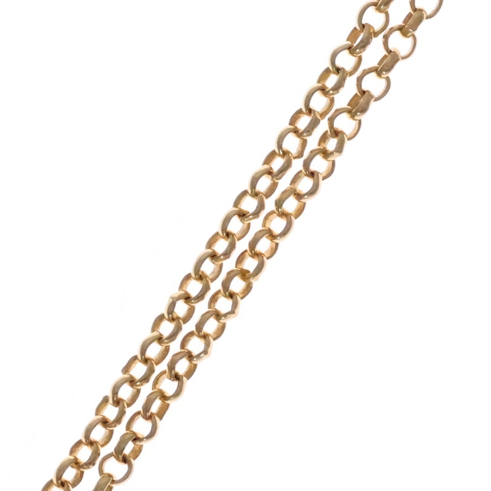 CHROME HEARTS(クロムハーツ) 22K NECKCHAIN R16 ロールチェーンネックレス 16inch ゴールド