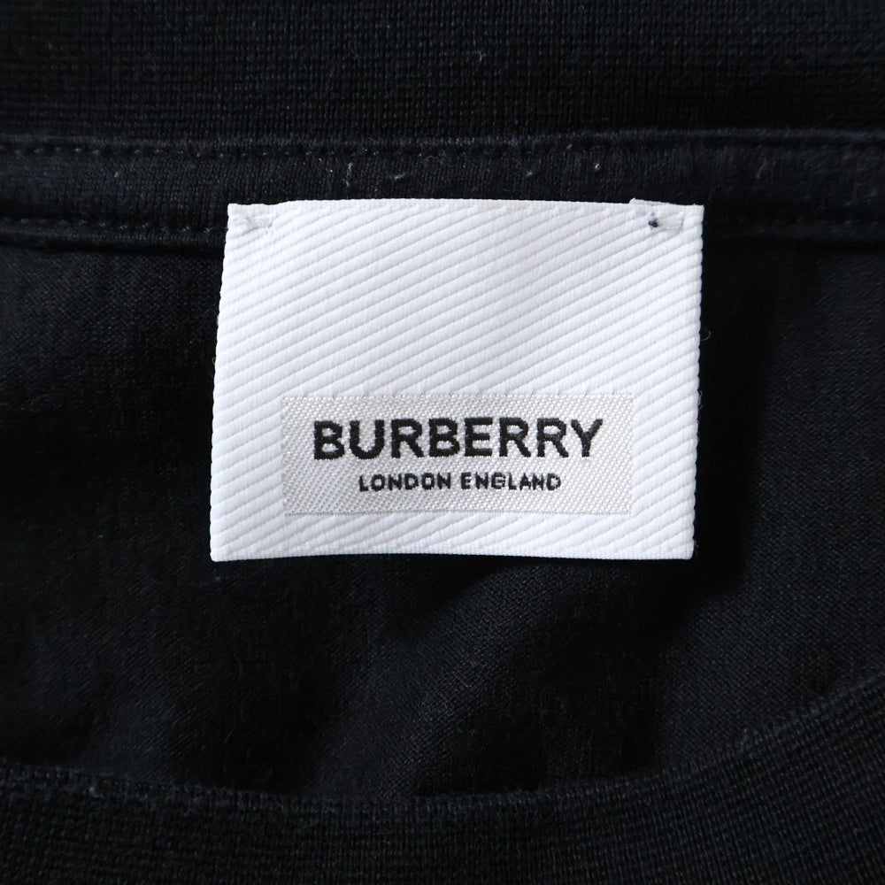 BURBERRY(バーバリー) 22SS Oversized Horseferry Print T-Shirt ホースフェリープリント半袖Tシャツ ブラック