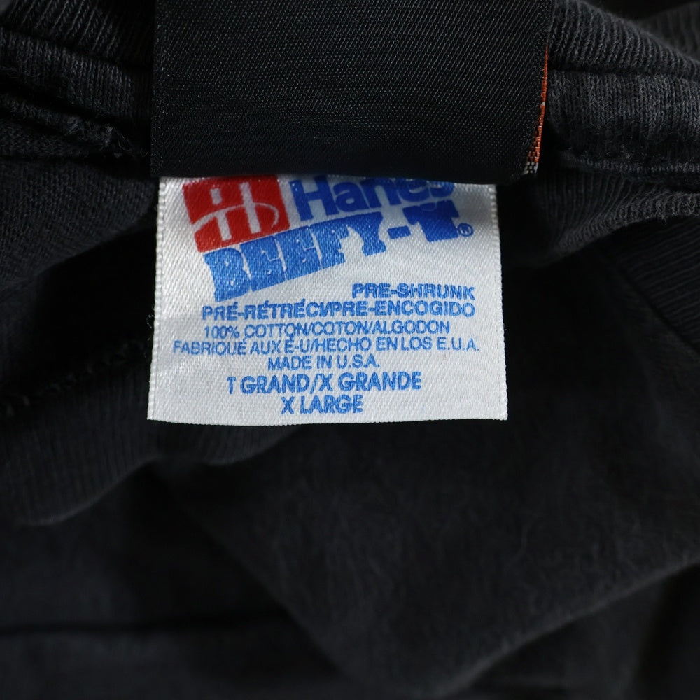 HARLEY DAVIDSON(ハーレーダビッドソン) 90S VINTAGE フロント モーターサイクルプリント 半袖Tシャツカットソー ブラック