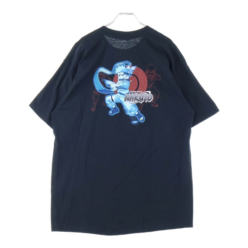 VINTAGE(ヴィンテージ) 00S NARUTO 少年ジャンプ バック少年期ナルトプリント 半袖Tシャツカットソー ブラック