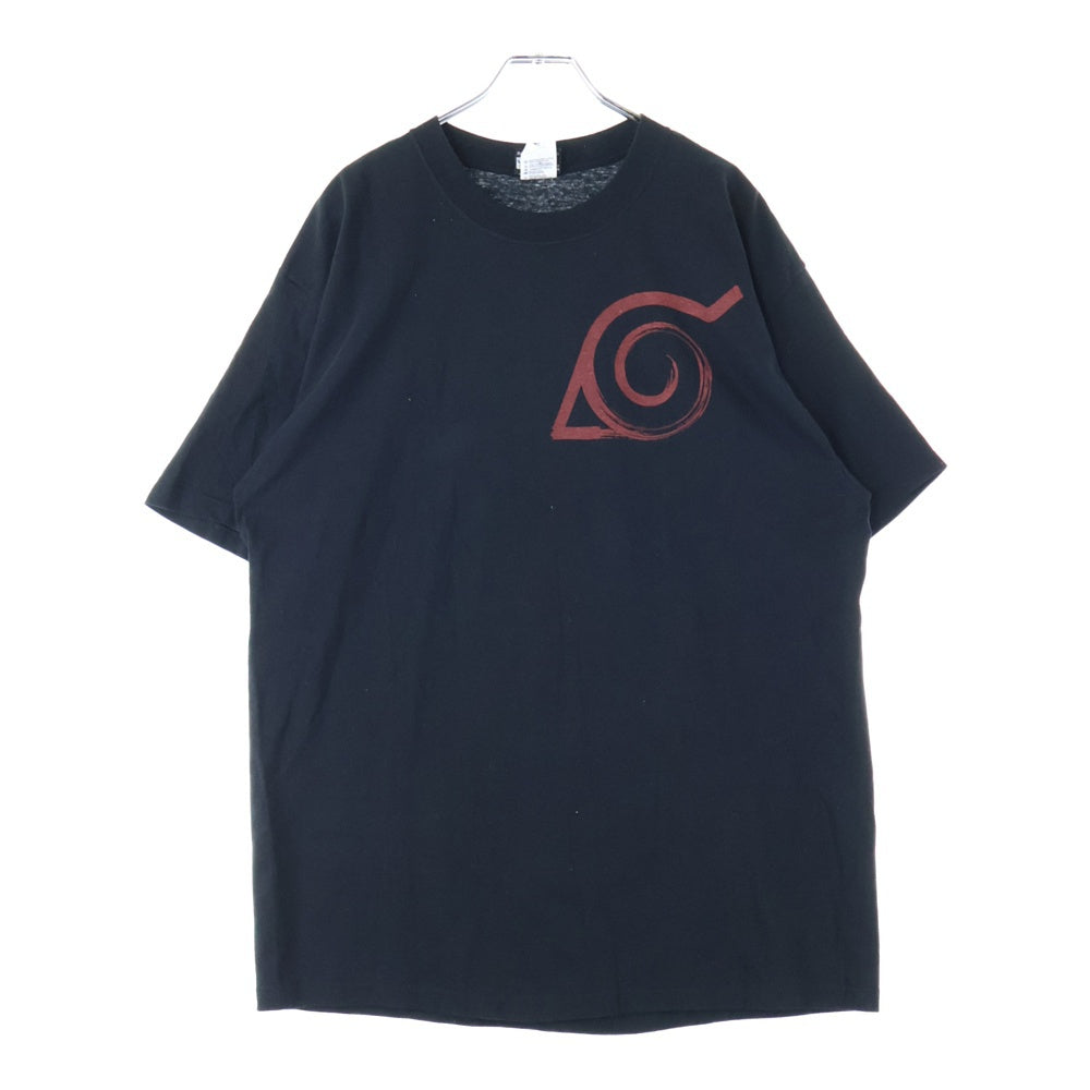 VINTAGE(ヴィンテージ) 00S NARUTO 少年ジャンプ バック少年期ナルトプリント 半袖Tシャツカットソー ブラック