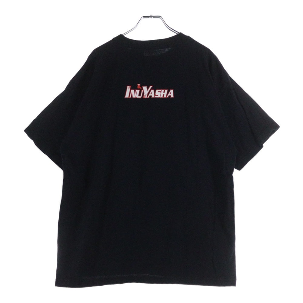 VINTAGE(ヴィンテージ) 00S 犬夜叉 プリント 半袖Tシャツカットソー ブラック