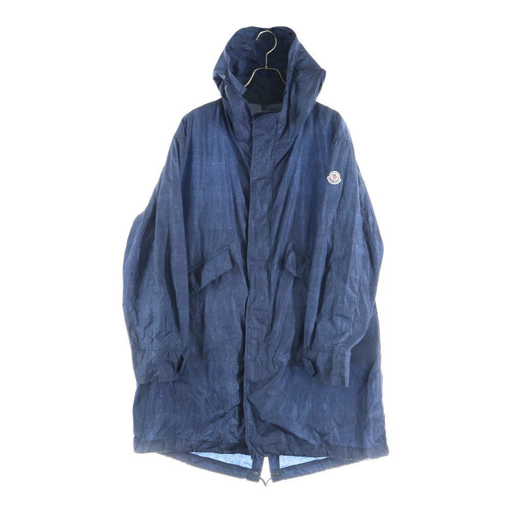 MONCLER(モンクレール) JEANPIERRE B10914202905 53774 ナイロンロングマウンテンパーカー ネイビー