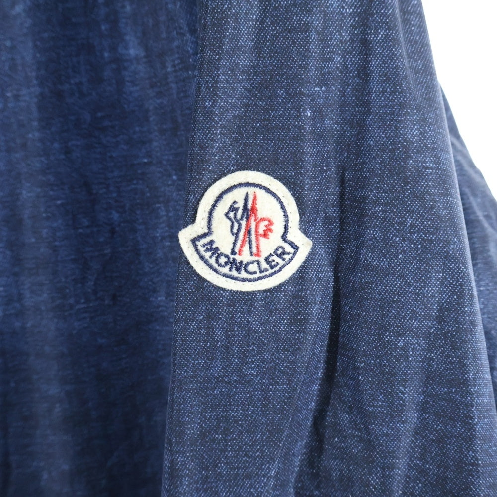 MONCLER(モンクレール) JEANPIERRE B10914202905 53774 ナイロンロングマウンテンパーカー ネイビー