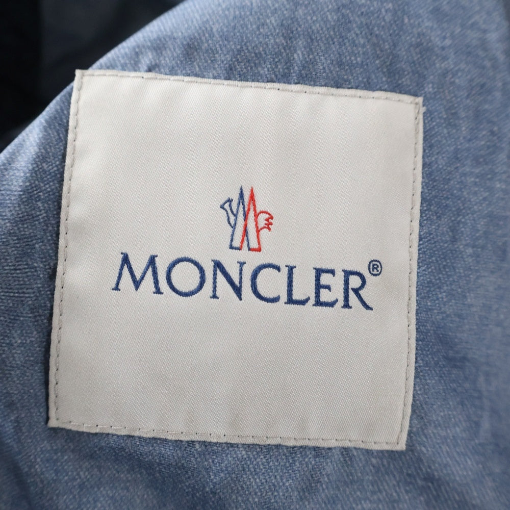 MONCLER(モンクレール) JEANPIERRE B10914202905 53774 ナイロンロングマウンテンパーカー ネイビー