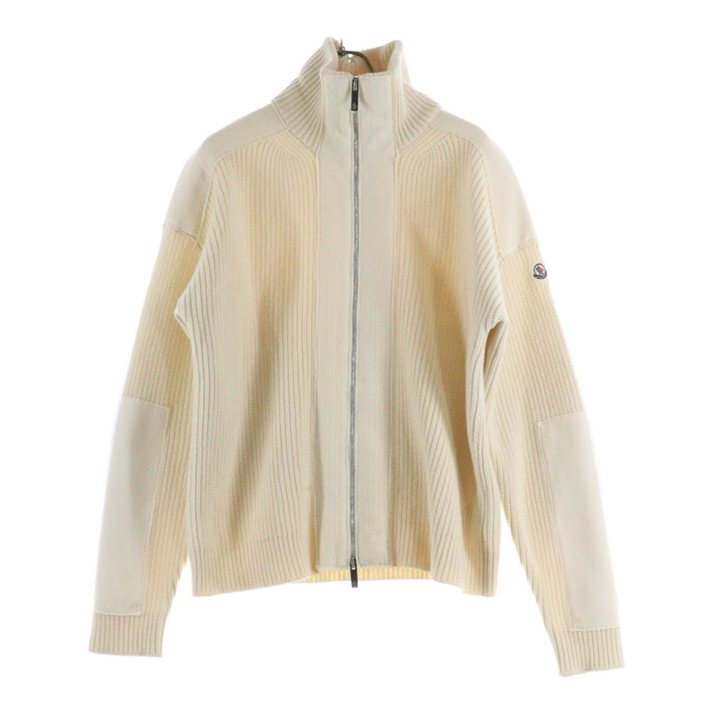 MONCLER(モンクレール) MAGLIONE TRICOT CARDIGAN C20919412400 9487H ジップニットジャケット ホワイト