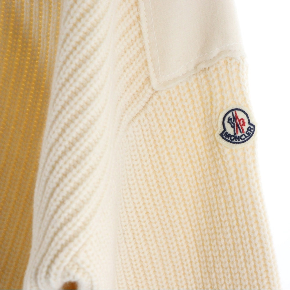 MONCLER(モンクレール) MAGLIONE TRICOT CARDIGAN C20919412400 9487H ジップニットジャケット ホワイト