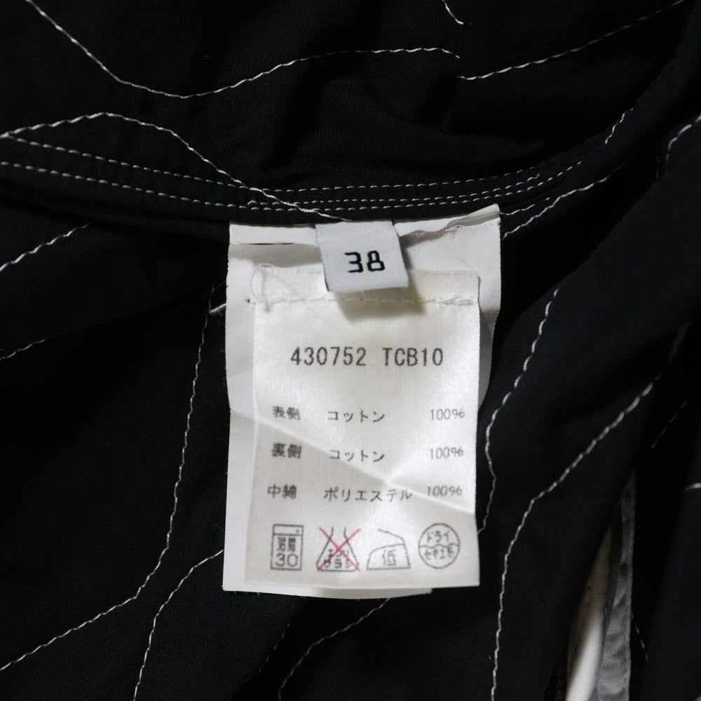 BALENCIAGA(バレンシアガ) 16AW 中綿キルティングジップジャケット ホワイト 430752 TCB10