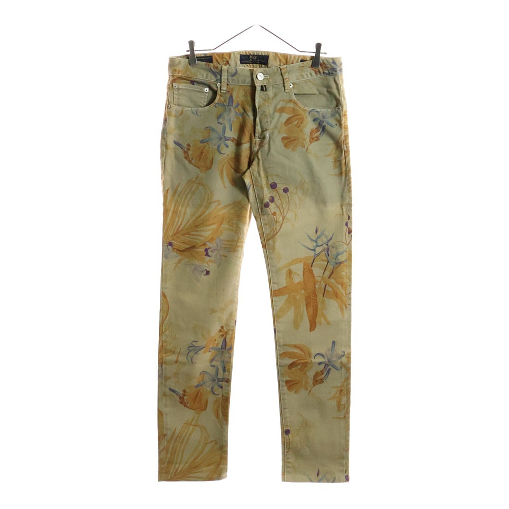 PT05(ピーティーゼロチンクエ) フラワー総柄スキニーパンツ カーキ