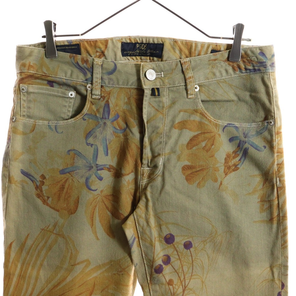 PT05(ピーティーゼロチンクエ) フラワー総柄スキニーパンツ カーキ