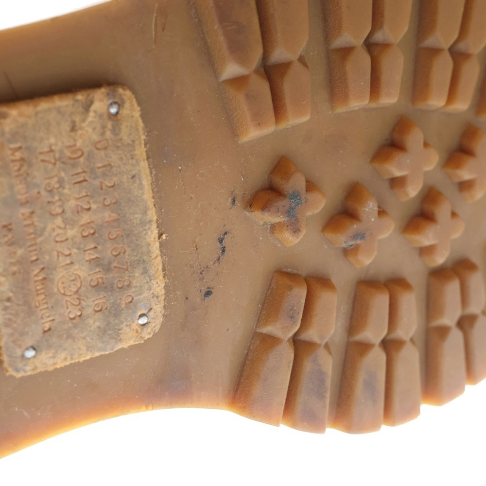 Maison Martin Margiela(メゾンマルタンマルジェラ) 13AW パイソン転写 レザー サイドジップ ブーツ マルチ