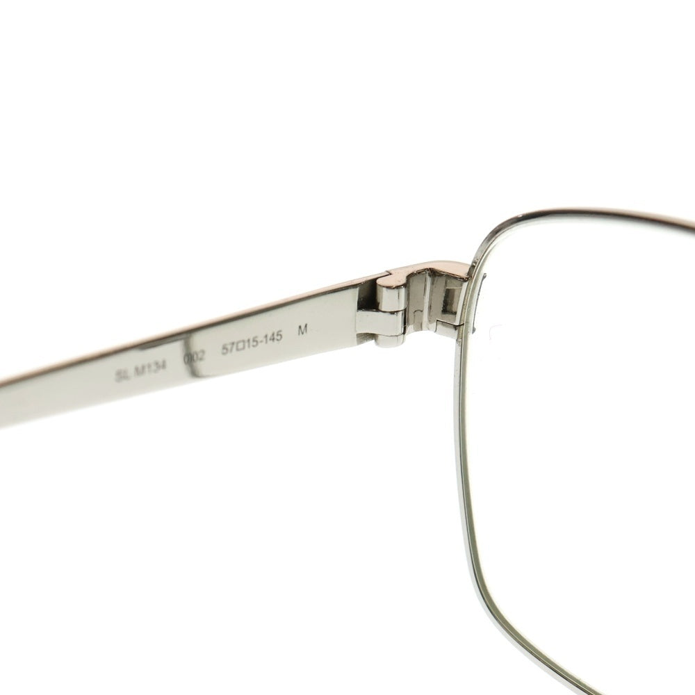 SAINT LAURENT PARIS(サンローランパリ) スクエアサングラス メガネ シルバー SL M134-002