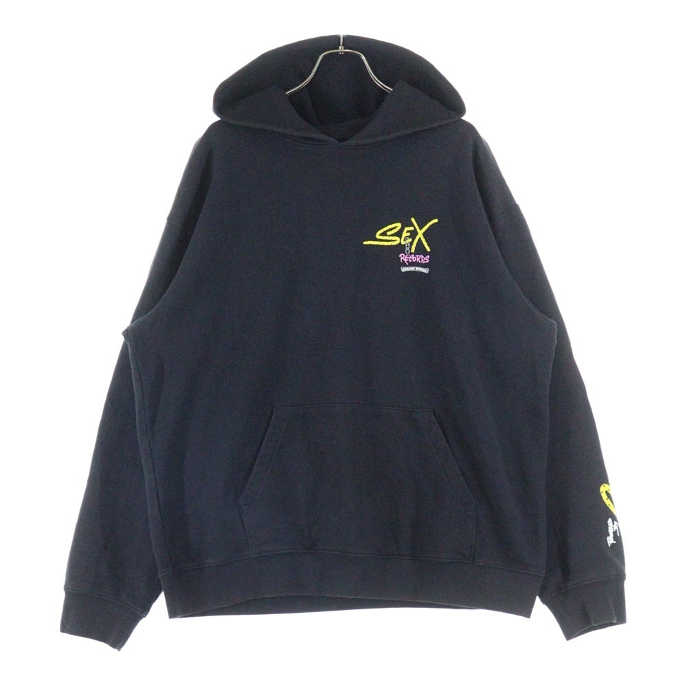CHROME HEARTS(クロムハーツ) 21AW MATTY BOY PPO SEXRCD CONCEPT SWTSHRT PLVR マッティボーイ セックスレコード コンセプト プルオーバーフーディ パーカー ブラック