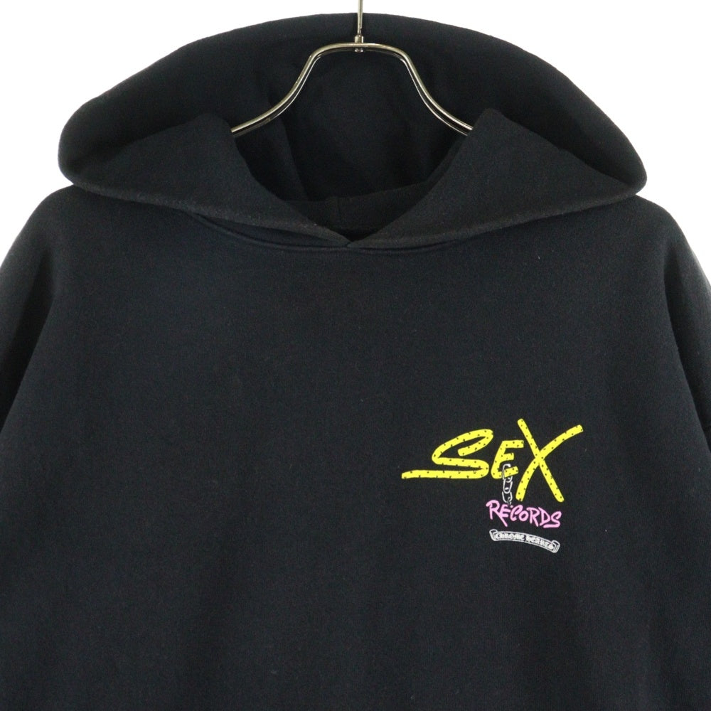 CHROME HEARTS(クロムハーツ) 21AW MATTY BOY PPO SEXRCD CONCEPT SWTSHRT PLVR マッティボーイ セックスレコード コンセプト プルオーバーフーディ パーカー ブラック