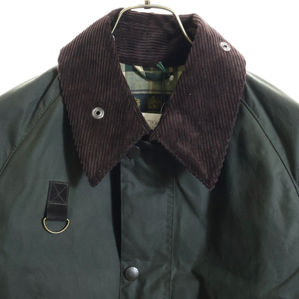 Barbour(バブアー) SPEY JACKET スペイ 裏地チェック ジップアップジャケット カーキ MWX1212SG51