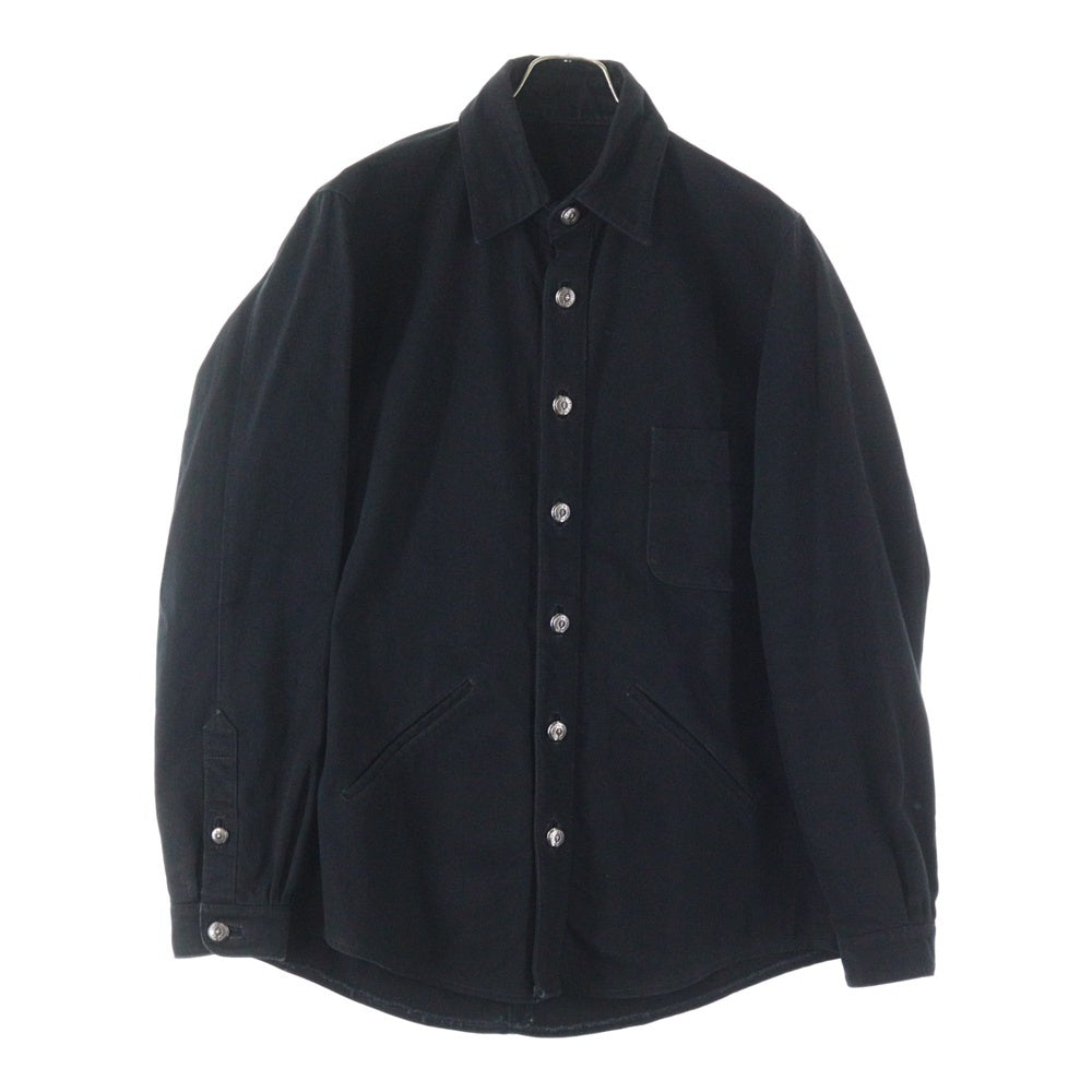 CHROME HEARTS(クロムハーツ) OLD CROSS PATCH FLARE DENIM JKT オールド クロスパッチ フレアニー ブラックデニムジャケット