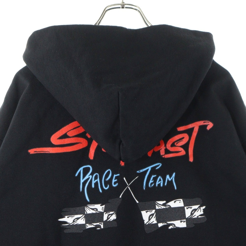 CHROME HEARTS(クロムハーツ) ×MATTY BOY PPO STAY FAST RACE TEAM HD PLVR マッティボーイ ステイファスト プルオーバースウェットパーカー ブラック