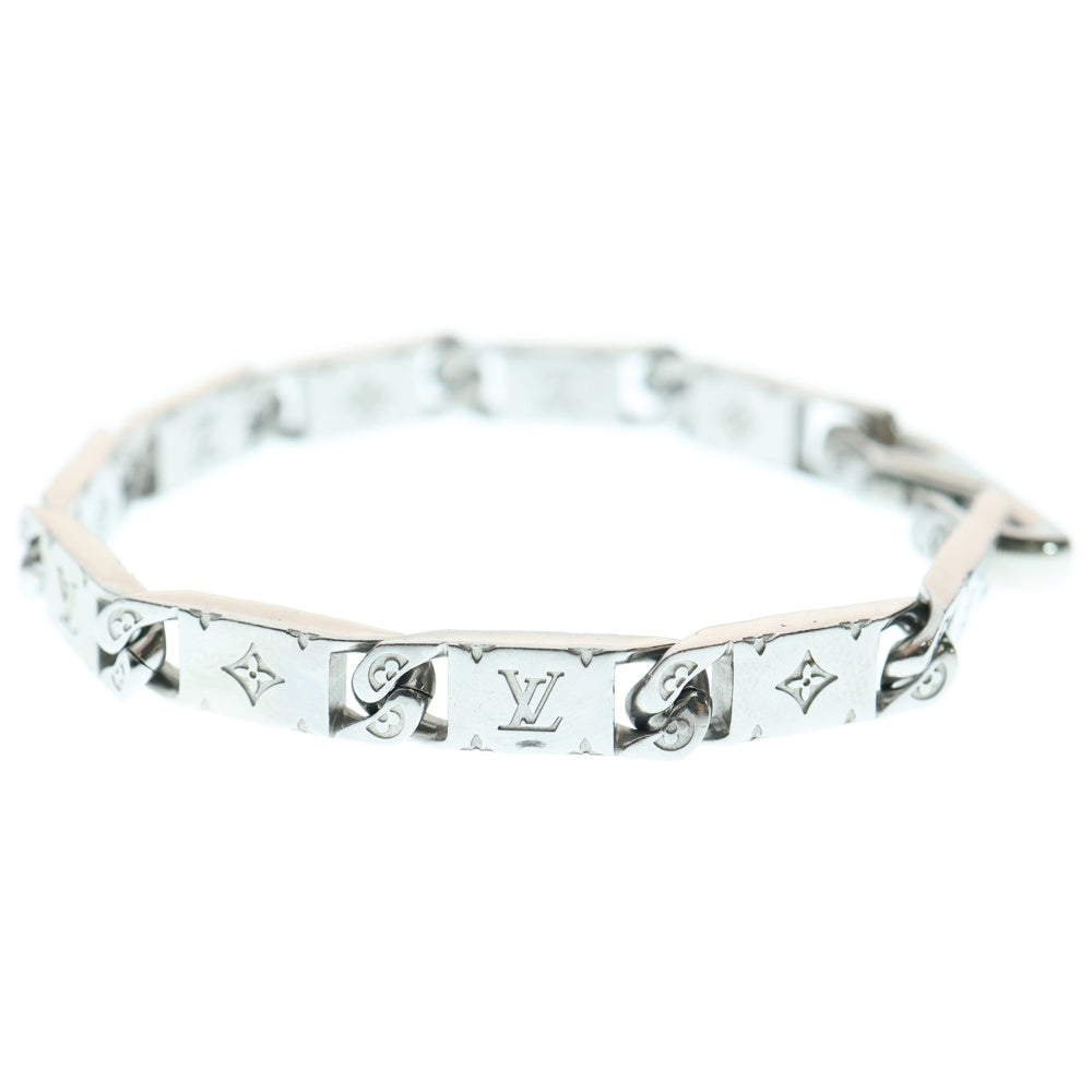 LOUIS VUITTON(ルイヴィトン) モノグラム タイドアップ ブレスレット シルバー M0921M