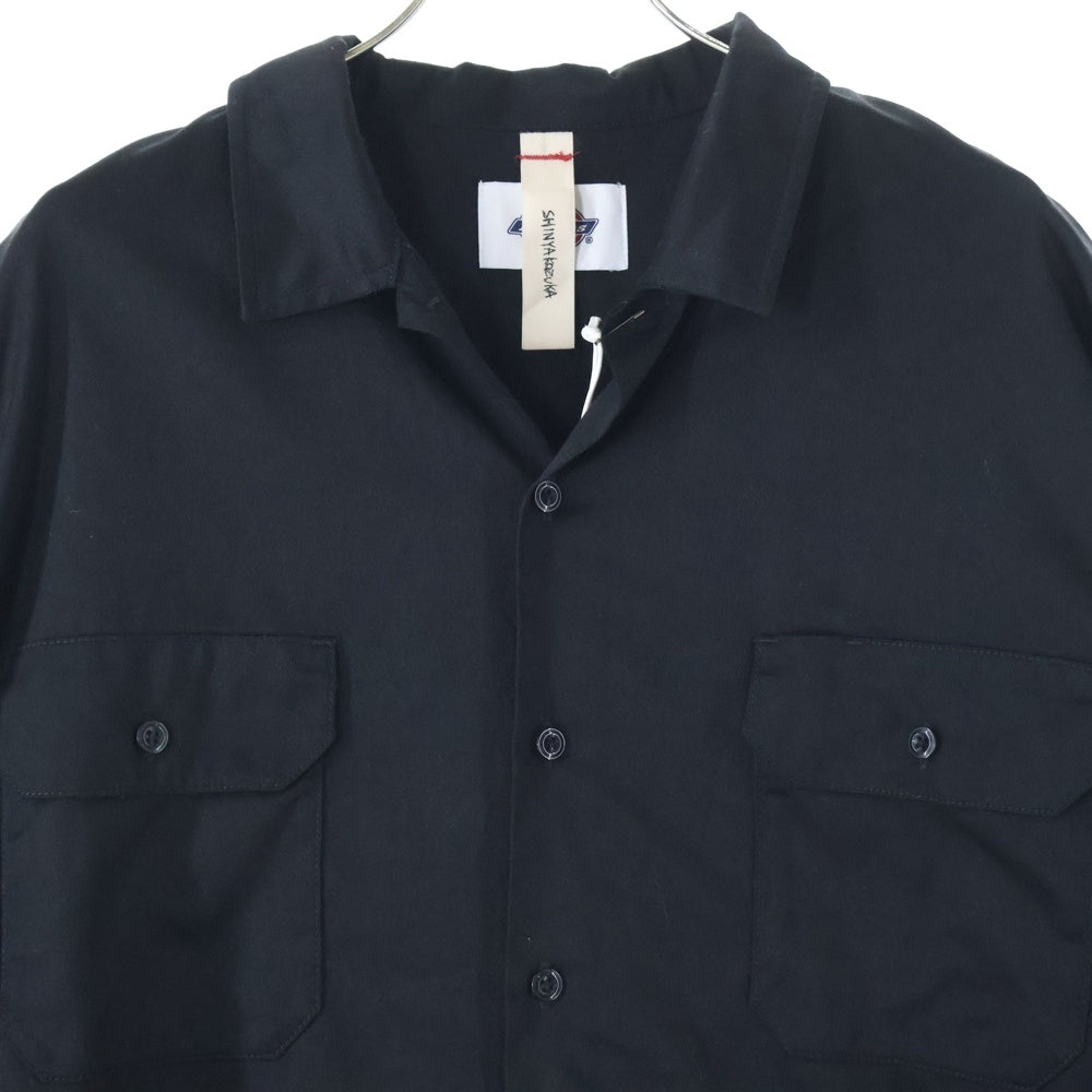 SHINYA KOZUKA(シンヤコズカ) 25AW ×DICKIES GIANT WORK SHIRT ディッキーズ ジャイアント ワークシャツ ブラック 2502SK123