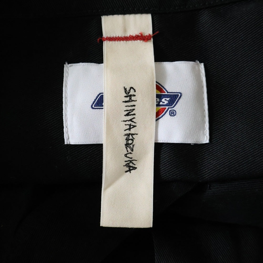 SHINYA KOZUKA(シンヤコズカ) 25AW ×DICKIES GIANT WORK SHIRT ディッキーズ ジャイアント ワークシャツ ブラック 2502SK123