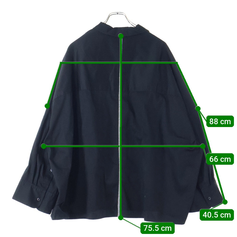 SHINYA KOZUKA(シンヤコズカ) 25AW ×DICKIES GIANT WORK SHIRT ディッキーズ ジャイアント ワークシャツ ブラック 2502SK123