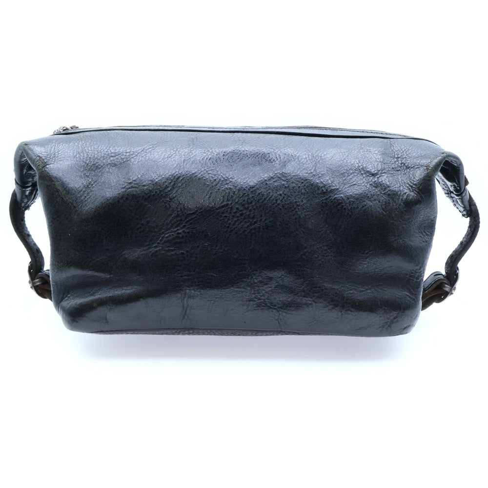 CHROME HEARTS(クロムハーツ) Small Shaving スモール シェービング ダガージップ セカンドバッグ ブラック