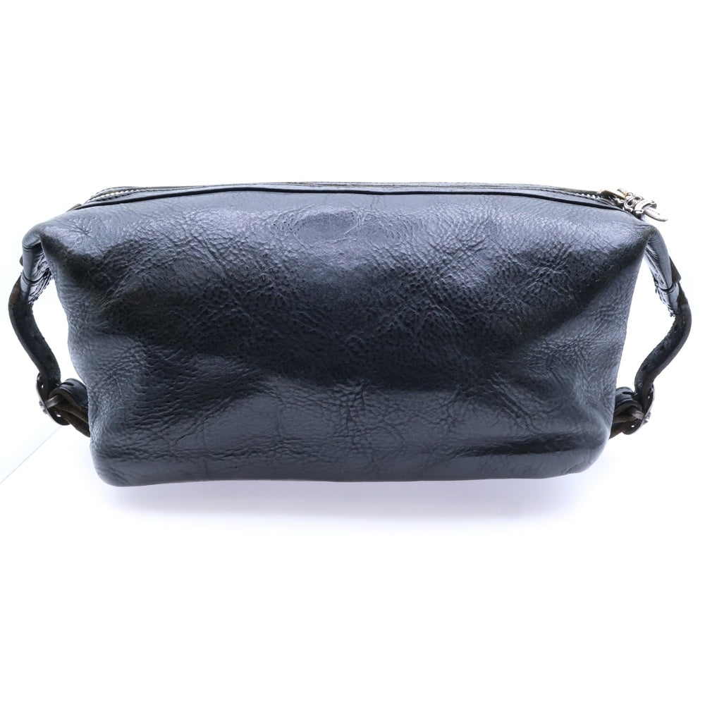 CHROME HEARTS(クロムハーツ) Small Shaving スモール シェービング ダガージップ セカンドバッグ ブラック