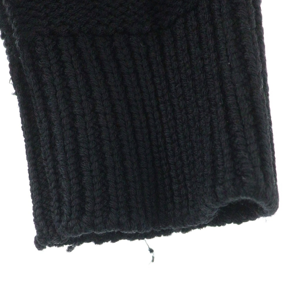 GIVENCHY(ジバンシィ) 総柄ロゴ ニットセーター ブラック BM906J4Y2J