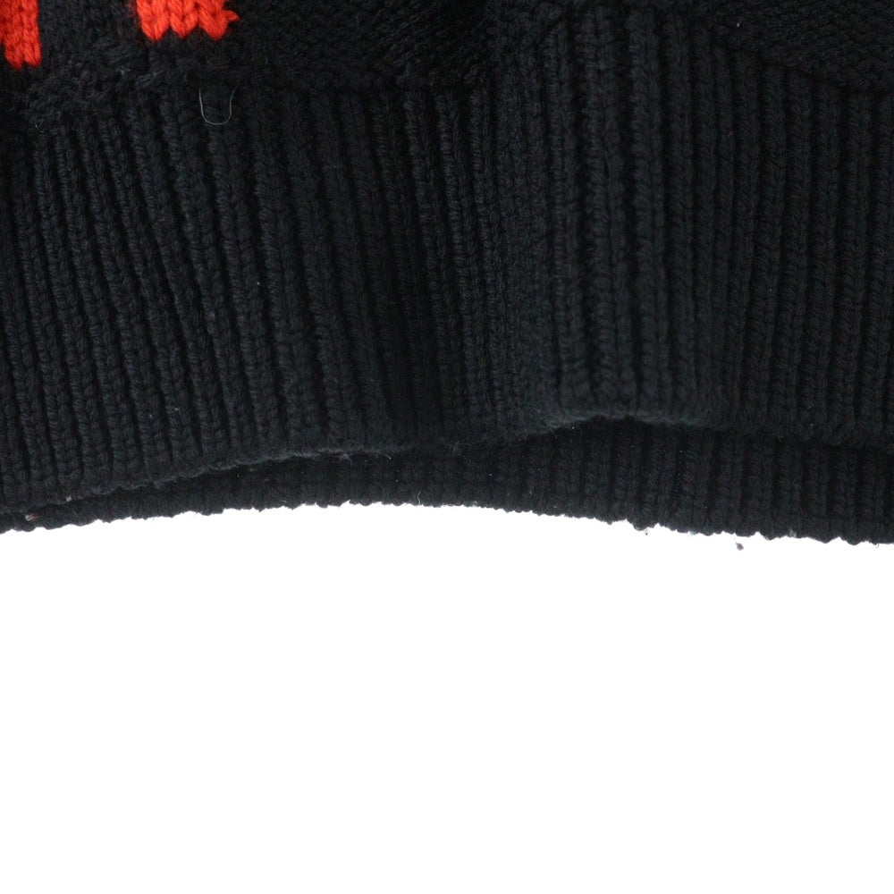 GIVENCHY(ジバンシィ) 総柄ロゴ ニットセーター ブラック BM906J4Y2J