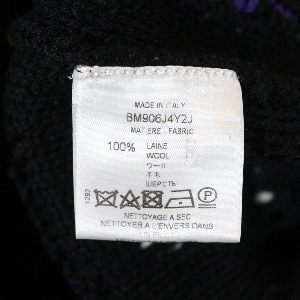 GIVENCHY(ジバンシィ) 総柄ロゴ ニットセーター ブラック BM906J4Y2J