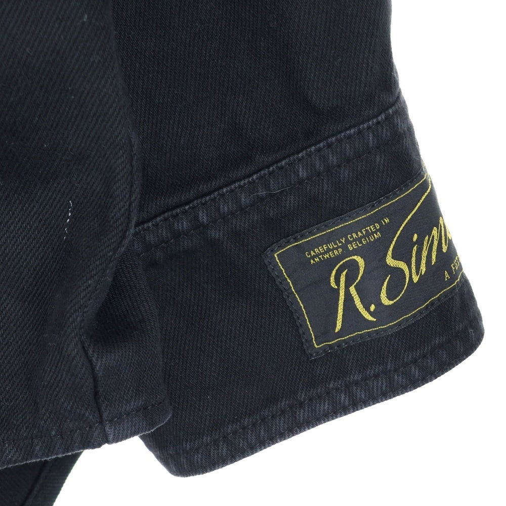 RAF SIMONS(ラフシモンズ) 22SS BIG FIT DENIM SHIRT JACKET オーバーサイズ デニムシャツ ジャケット ブラック 221-M243