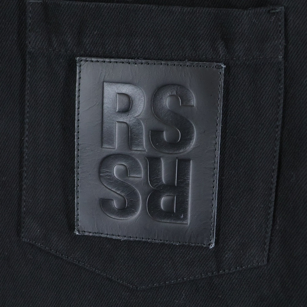 RAF SIMONS(ラフシモンズ) 22SS BIG FIT DENIM SHIRT JACKET オーバーサイズ デニムシャツ ジャケット ブラック 221-M243