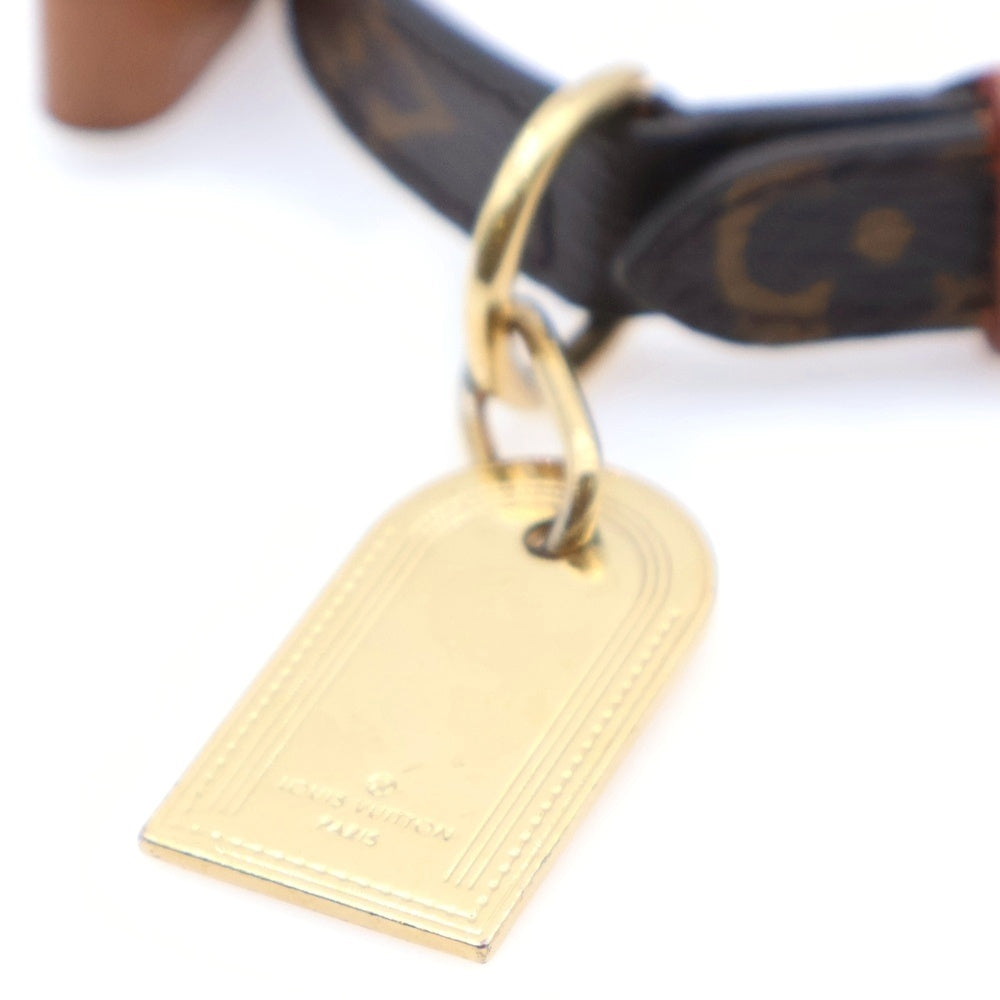 LOUIS VUITTON(ルイヴィトン) 犬用 リボンモチーフ モノグラム 首輪 ブラウン M58073