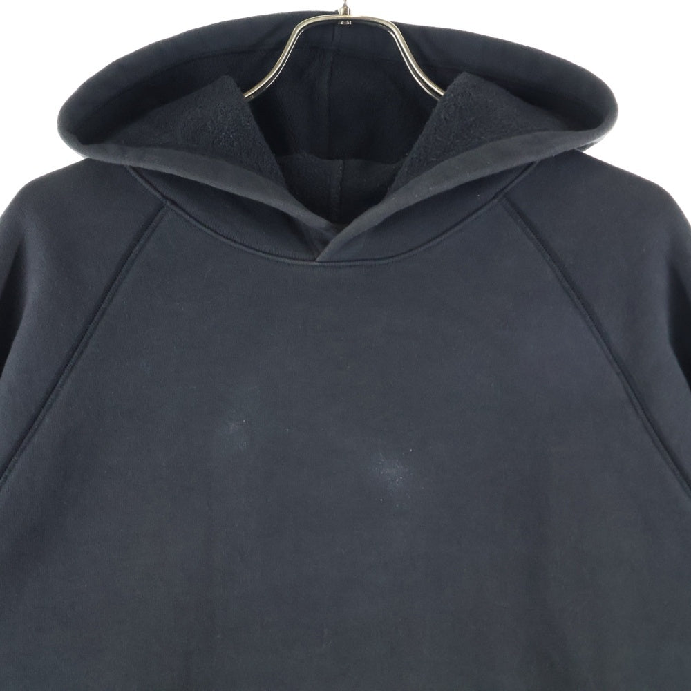 CHROME HEARTS(クロムハーツ) NOT HD PLVR GYN U PAPER JAM ラベル付き 袖クロスパッチ プルオーバーパーカー ブラック