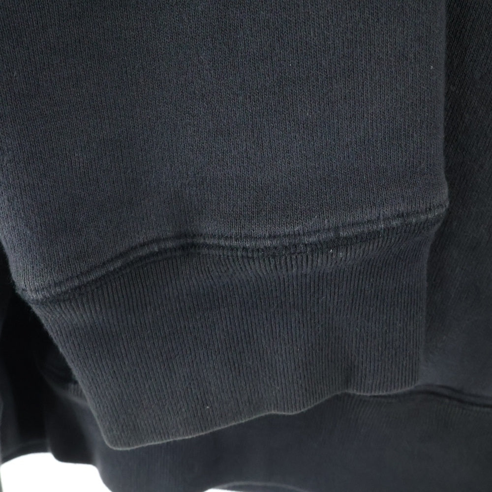 CHROME HEARTS(クロムハーツ) NOT HD PLVR GYN U PAPER JAM ラベル付き 袖クロスパッチ プルオーバーパーカー ブラック