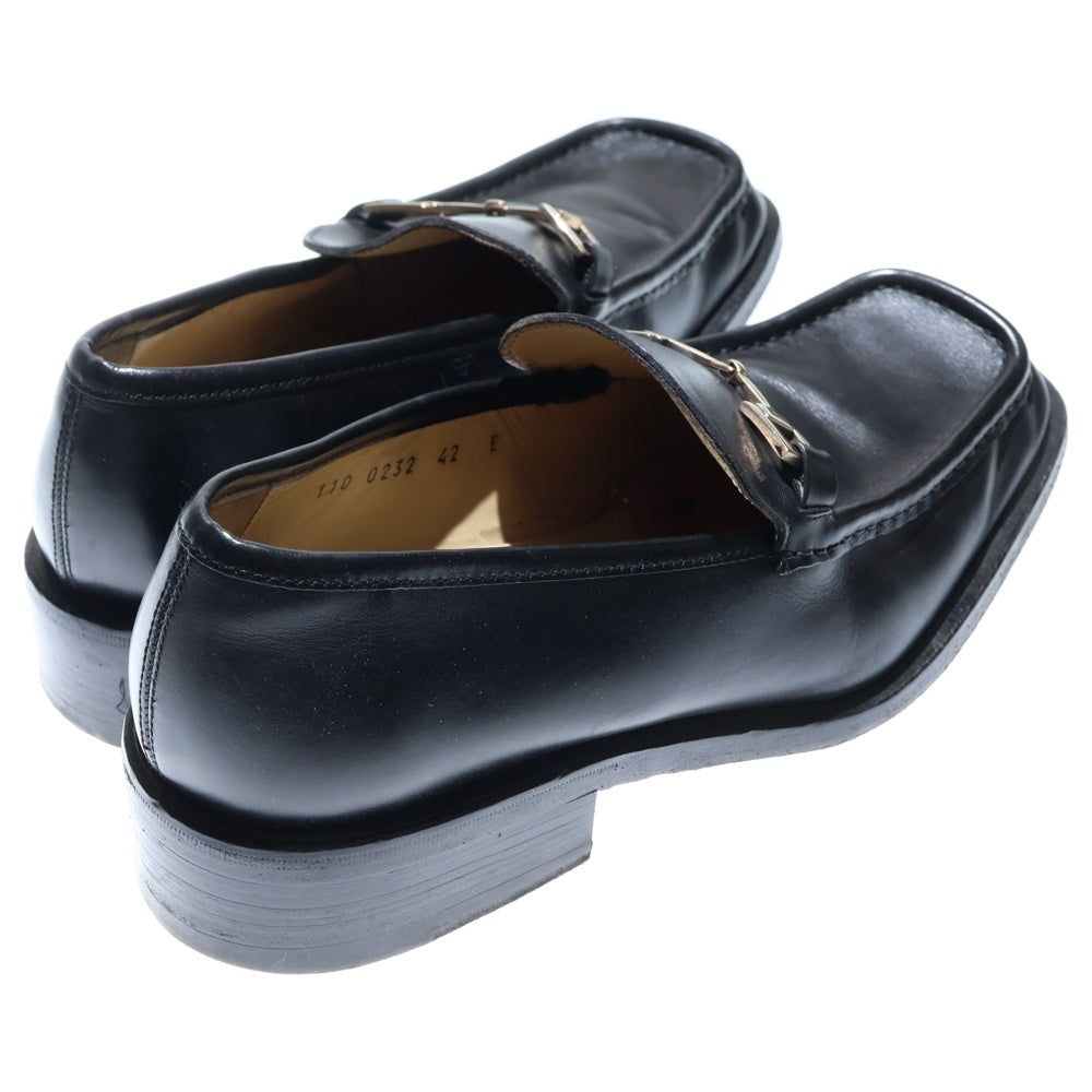 GUCCI(グッチ) ホースビットスクエアトゥレザーローファー シューズ