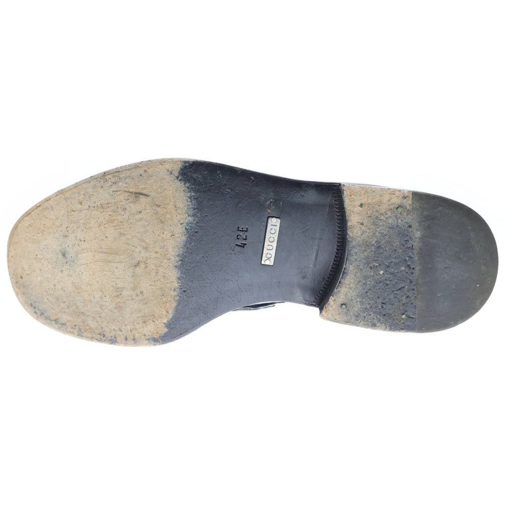 GUCCI(グッチ) シェリーラインレザーローファー シューズ ブラック 11002