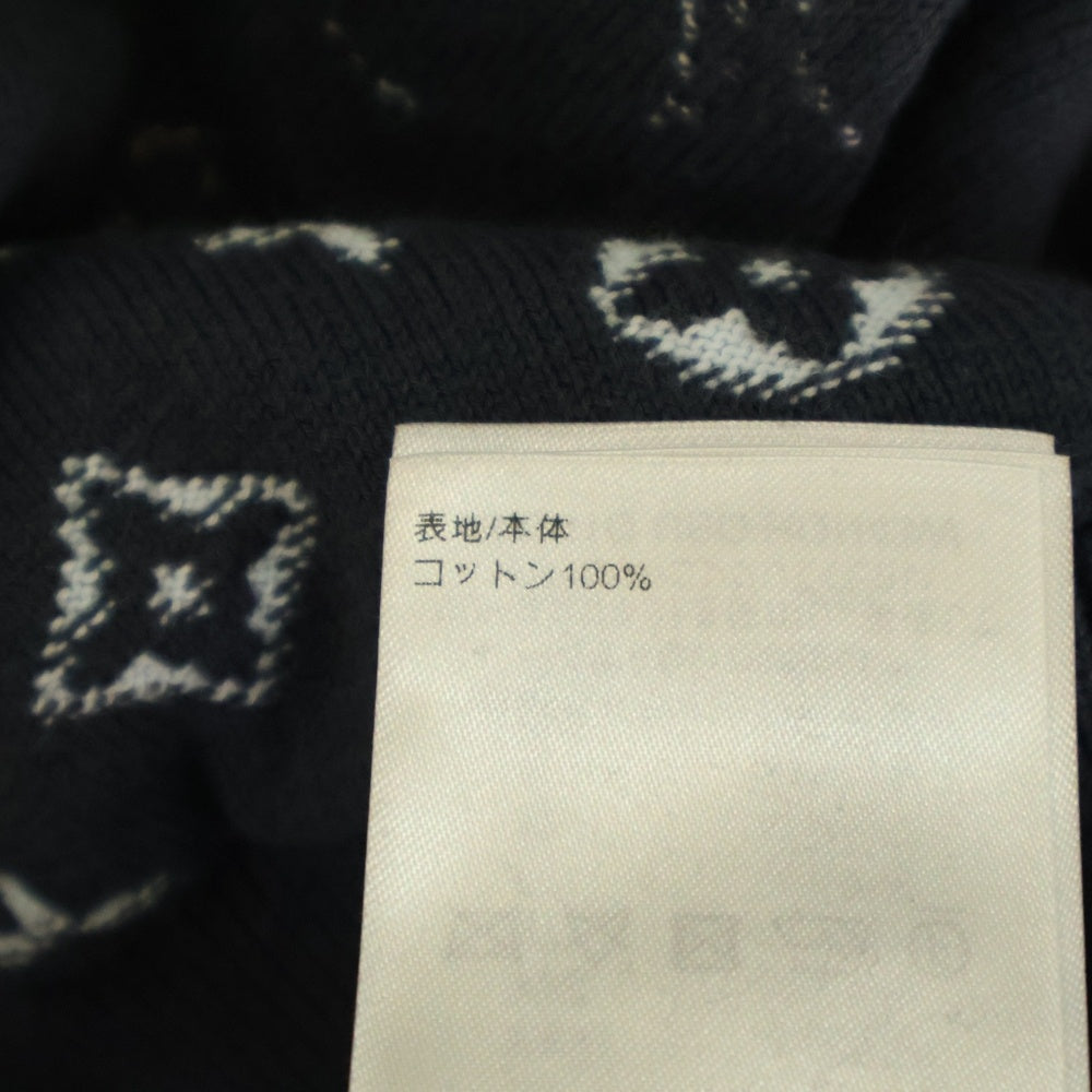 LOUIS VUITTON(ルイヴィトン) 24SS モノグラムグラディエントニットプルオーバーパーカー ネイビー