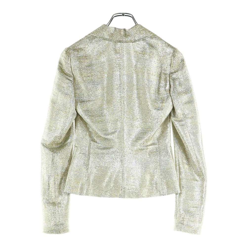 DOLCE & GABBANA(ドルチェアンドガッバーナ) ラメショート丈テーラードジャケット ゴールド J 388 UMB6