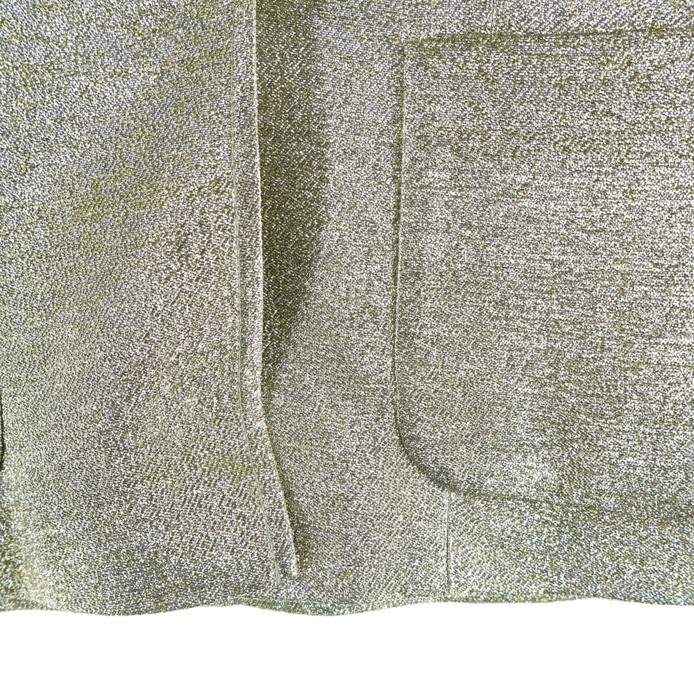 DOLCE & GABBANA(ドルチェアンドガッバーナ) ラメショート丈テーラードジャケット ゴールド J 388 UMB6