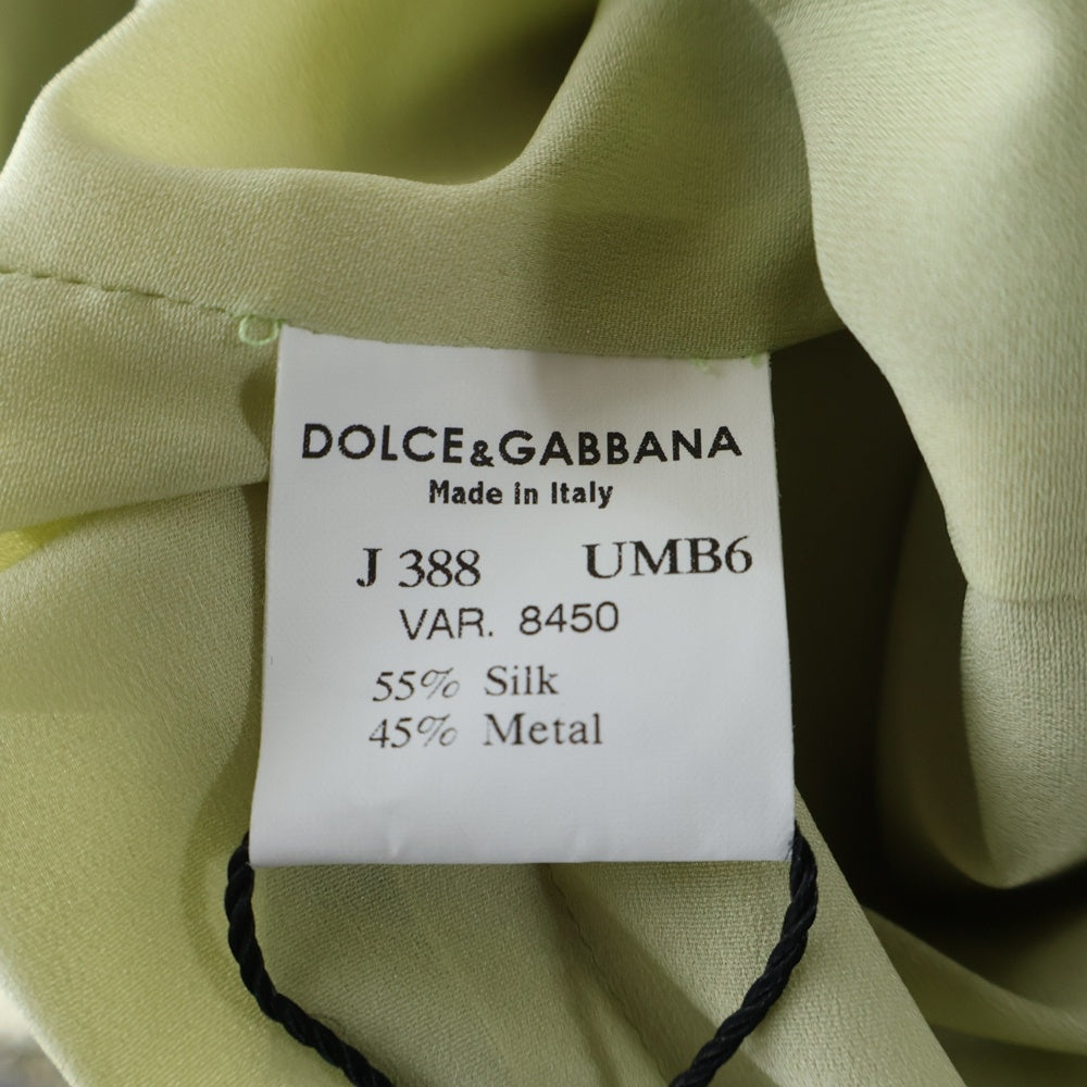 DOLCE & GABBANA(ドルチェアンドガッバーナ) ラメショート丈テーラードジャケット ゴールド J 388 UMB6